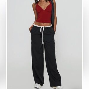 Princess Polly Drawstring Ruffle Waist Pants
